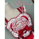 Twin Bears Take A Bite Of Cake White&Red JSK and Salopette(2nd Pre-Order/Full Payment Without Shipping)